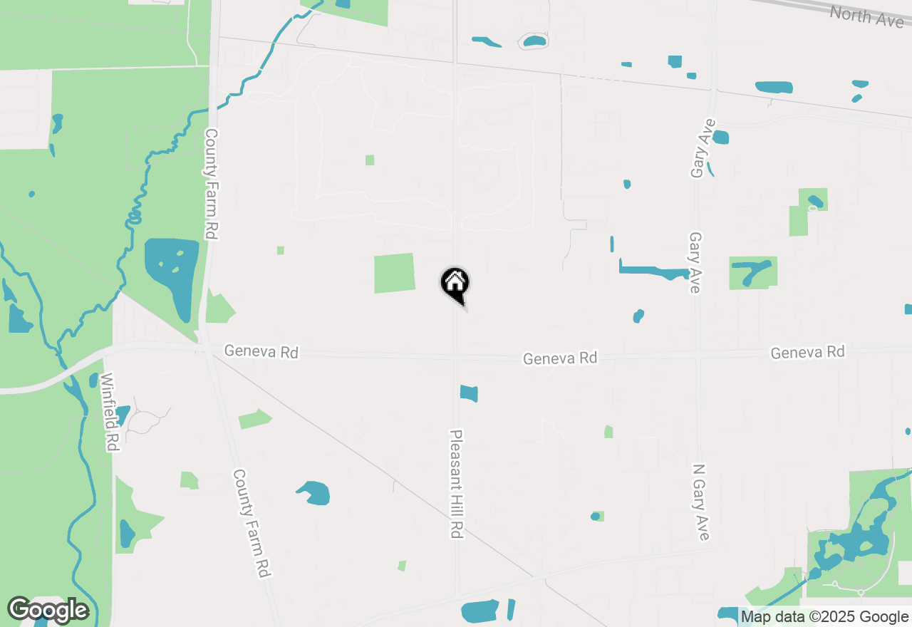 Map of 0N043 Pleasant Hill Road, Wheaton, IL 60187