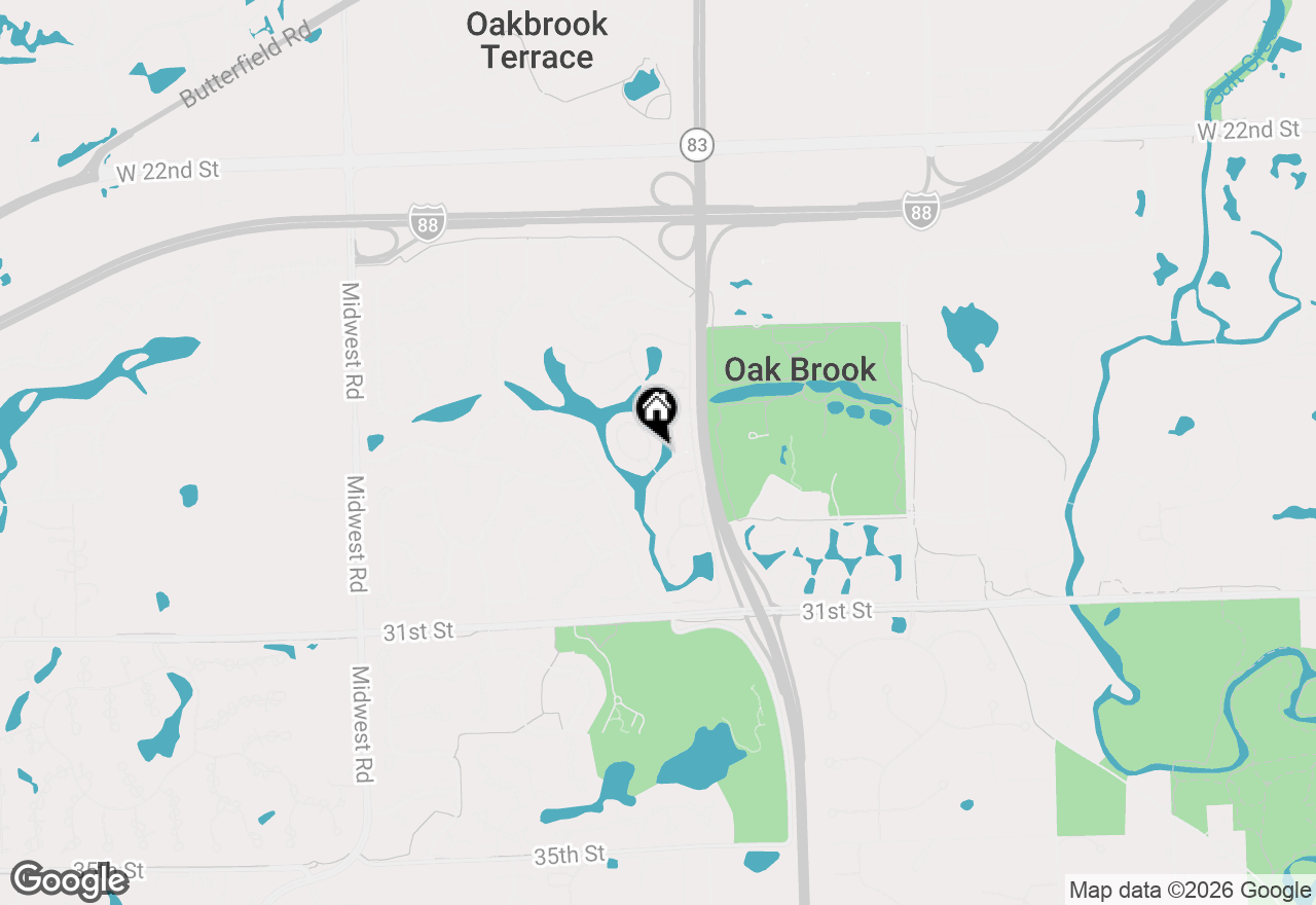 Map of 91 Briarwood Circle, Oak Brook, IL 60523