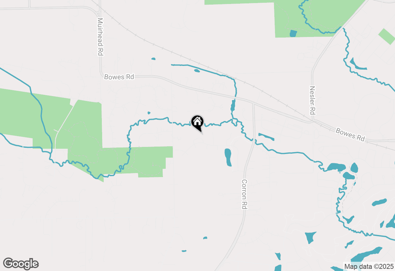 Map of 4378 John Milton Road, Elgin, IL 60124