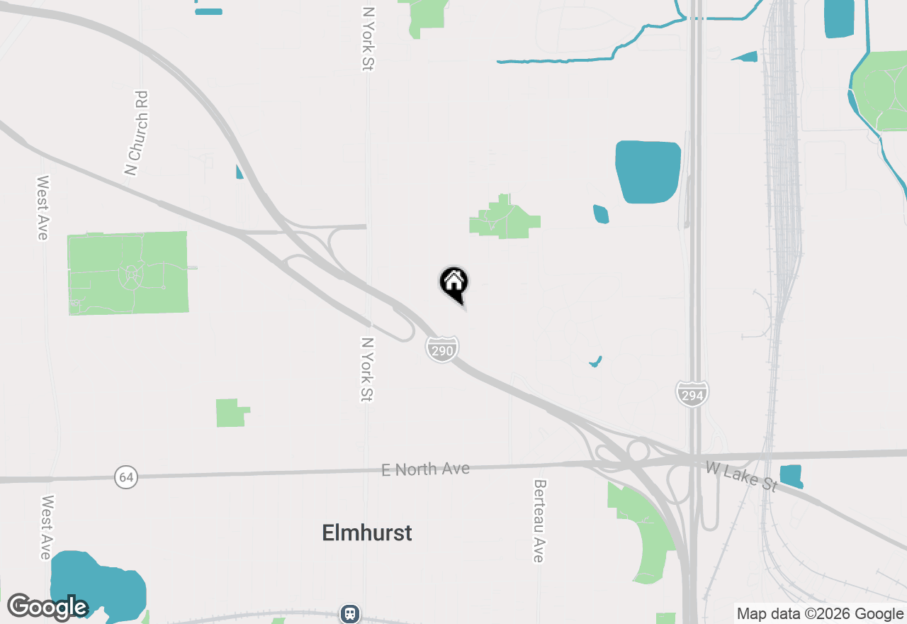 Map of 509 N Willow Road, Elmhurst, IL 60126