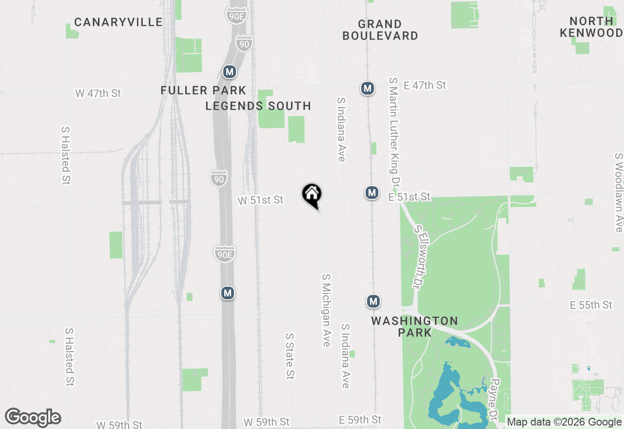 Map of 5137 S Wabash Avenue, Chicago, IL 60615