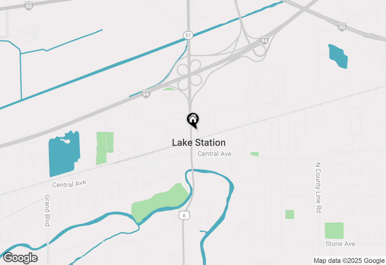 Map of 2235 Ripley Street, Lake Station, IN 46405