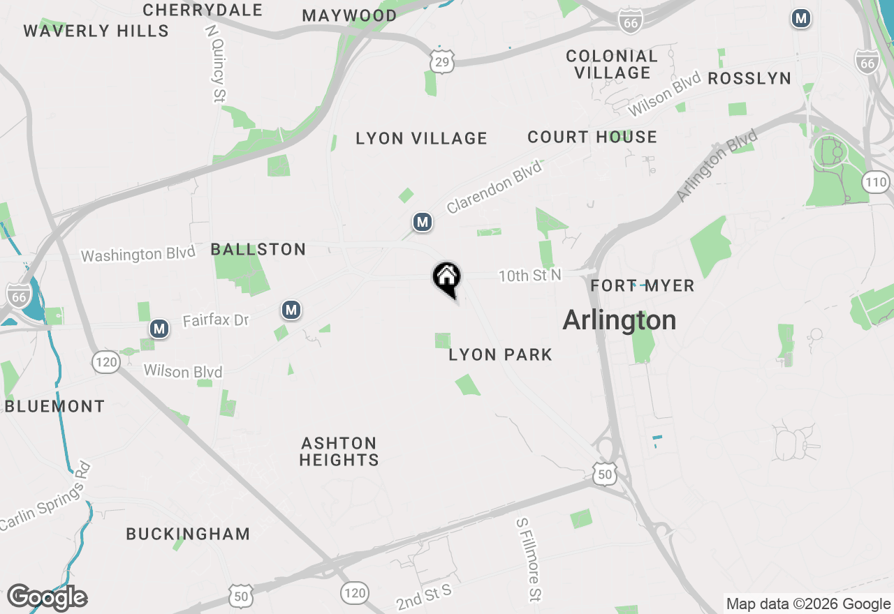 Map of 900 N Garfield Street #2, Arlington, VA 22201
