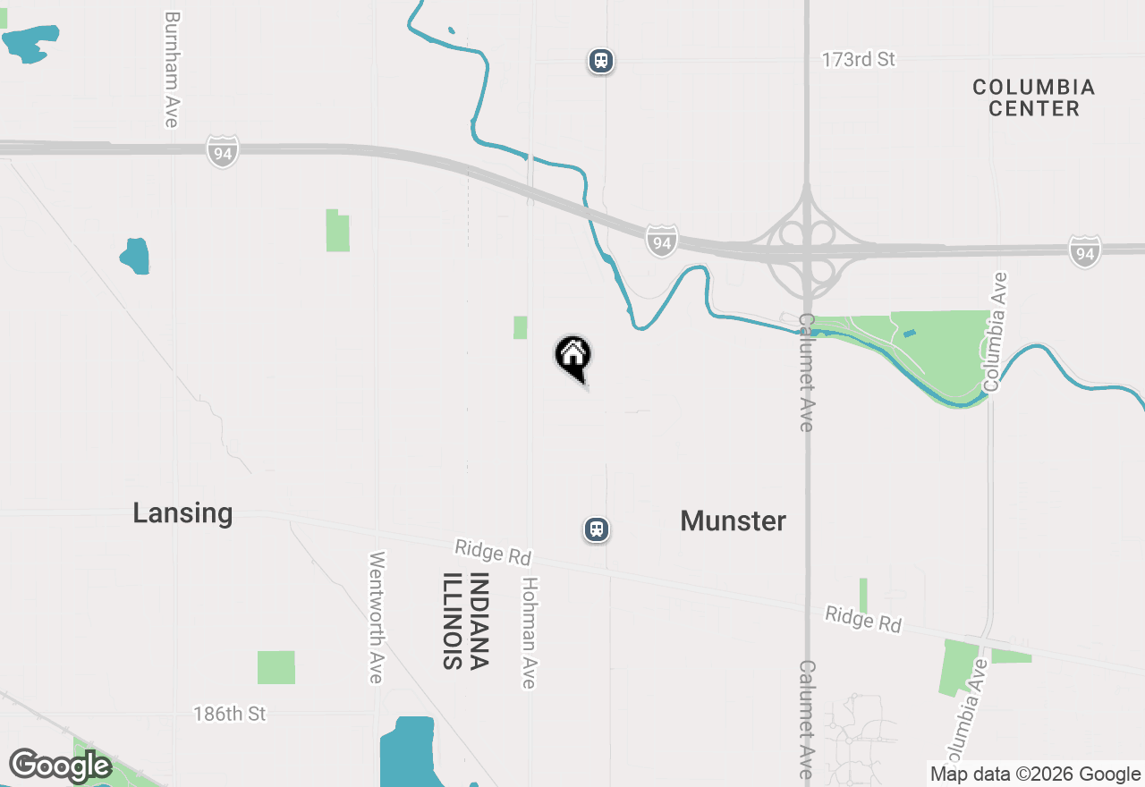 Map of 244 Beacon Place, Munster, IN 46321