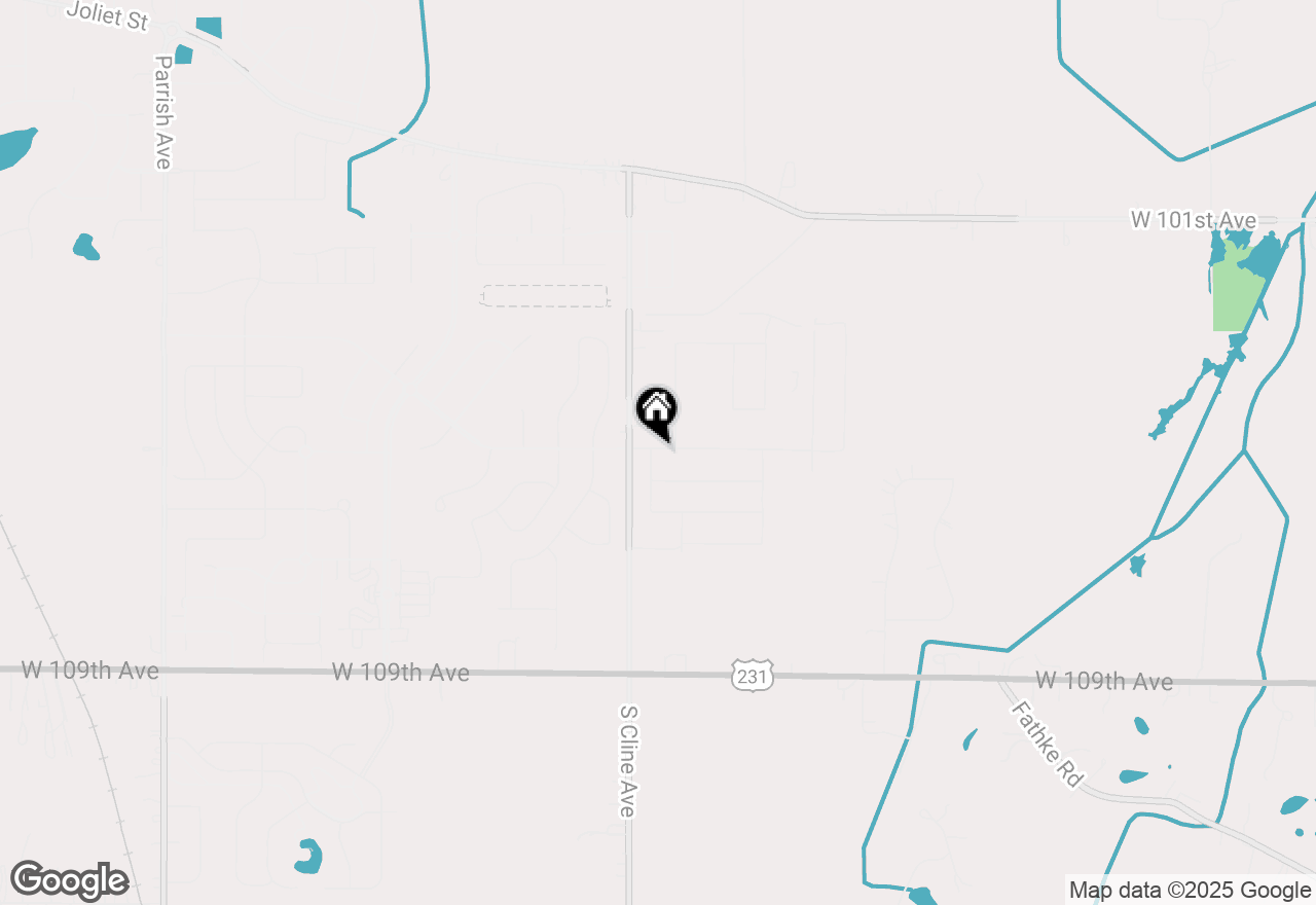 Map of 7901 W 105th Avenue, Crown Point, IN 46307