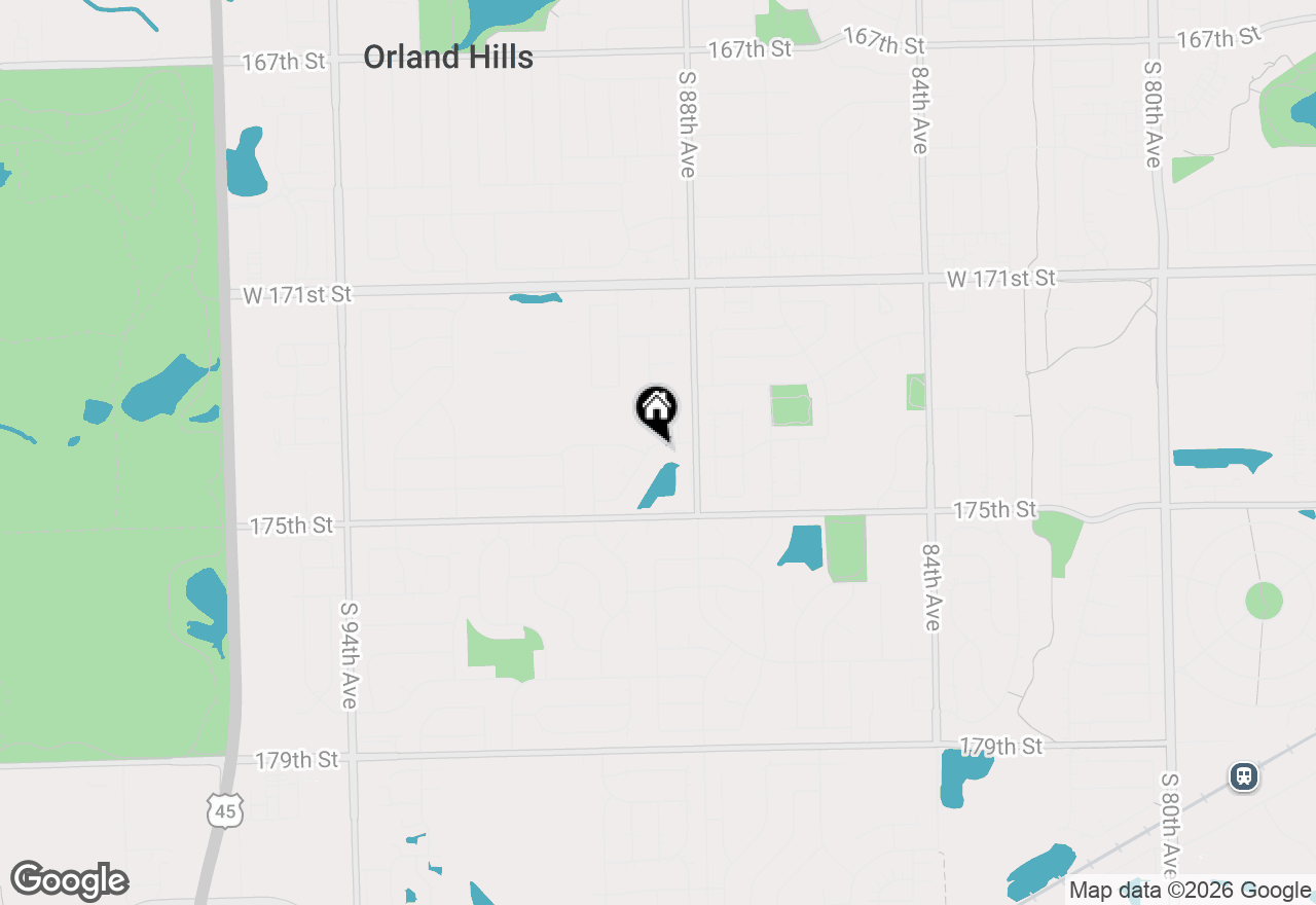 Map of 8835 174th Street, Tinley Park, IL 60487