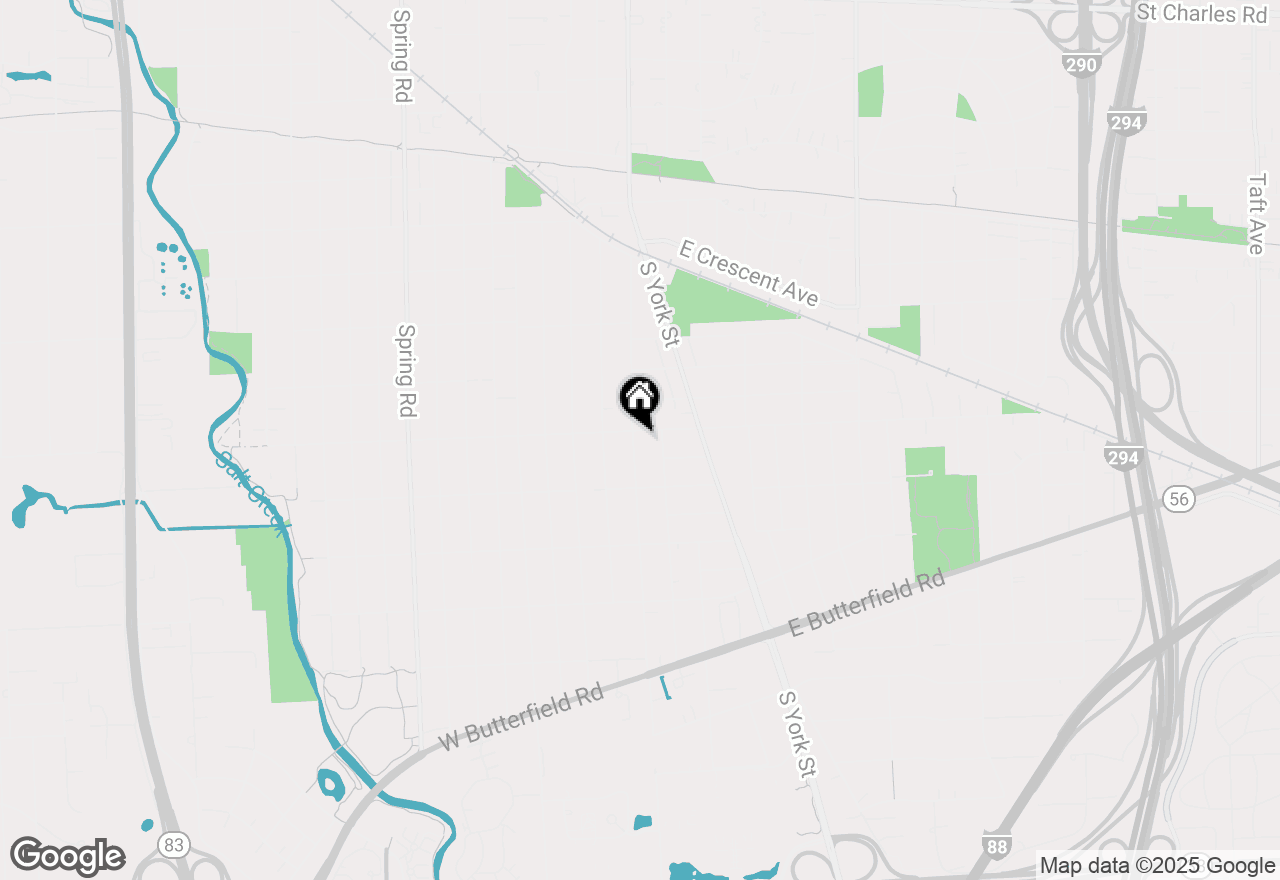 Map of 771 S Euclid Avenue, Elmhurst, IL 60126