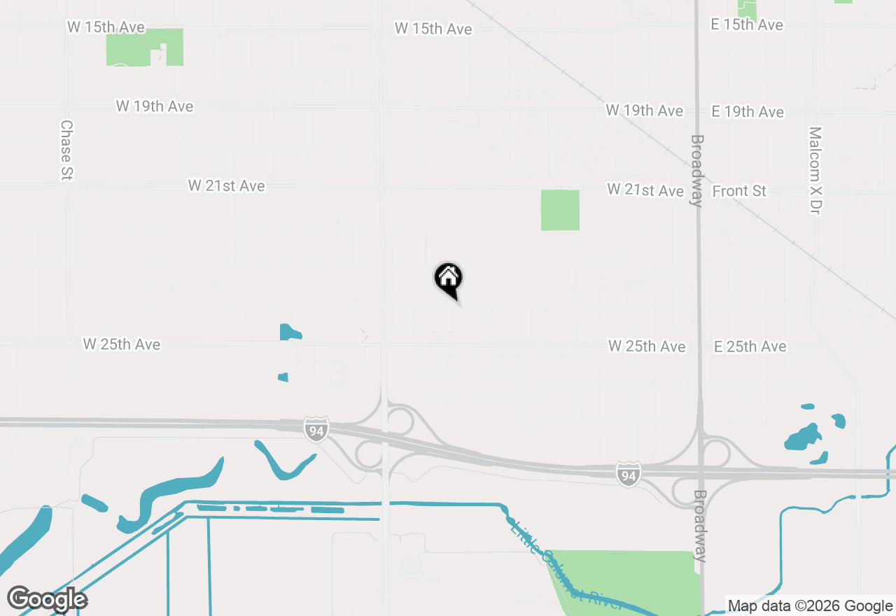 Map of 2401 Buchanan Street, Gary, IN 46407