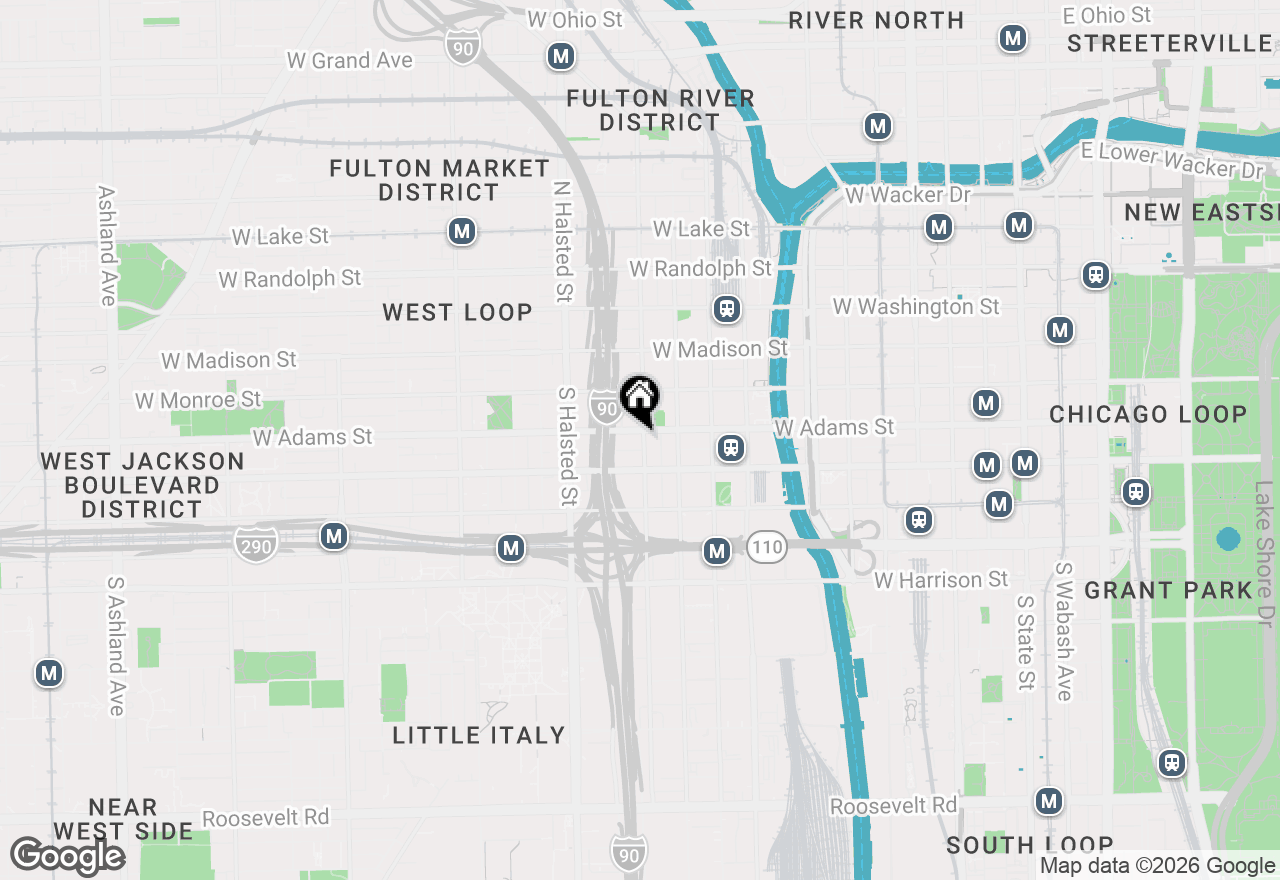 Map of 210 S Des Plaines Street #602, Chicago, IL 60661