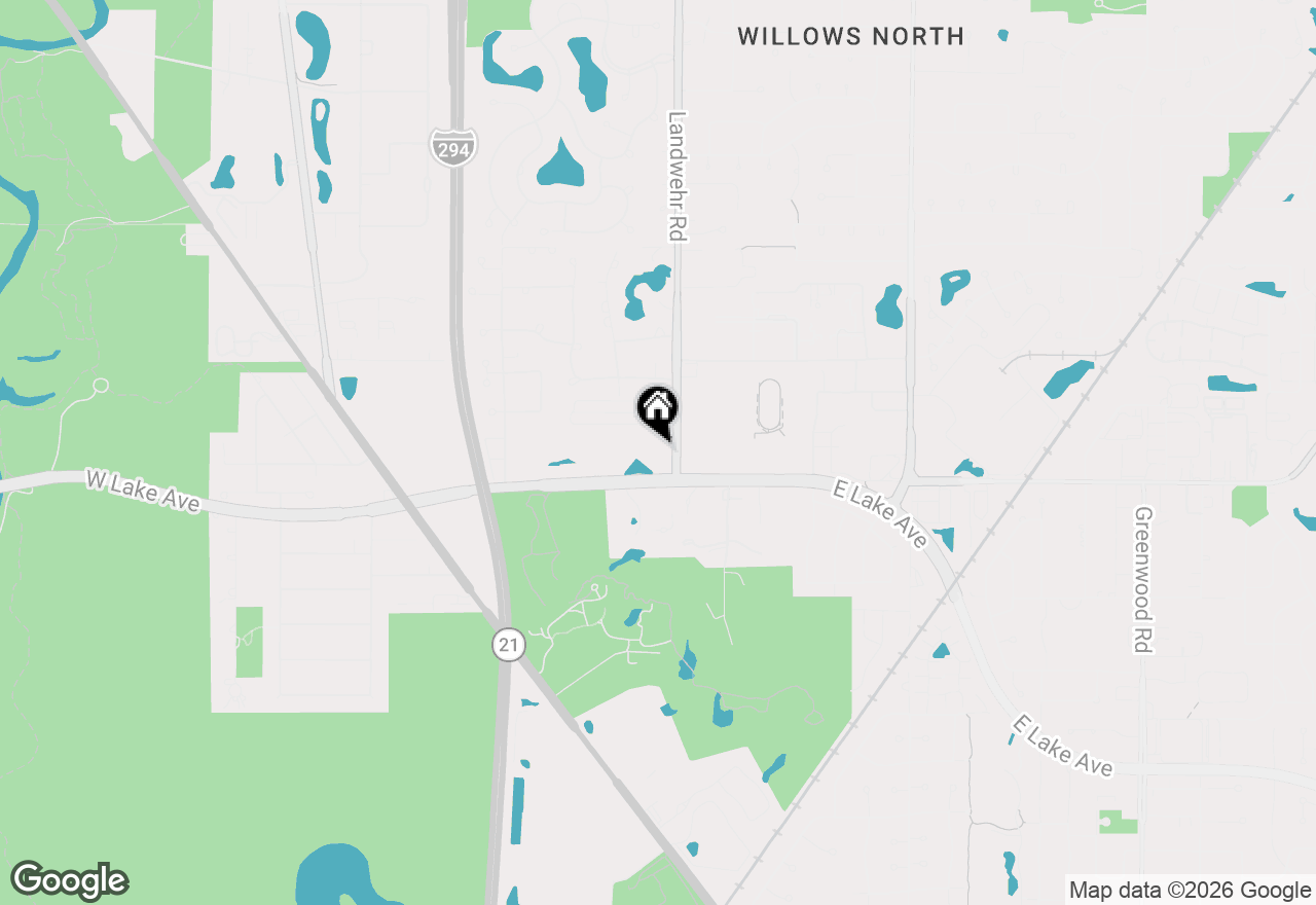 Map of 4200 W Lake Avenue #101C, Glenview, IL 60026