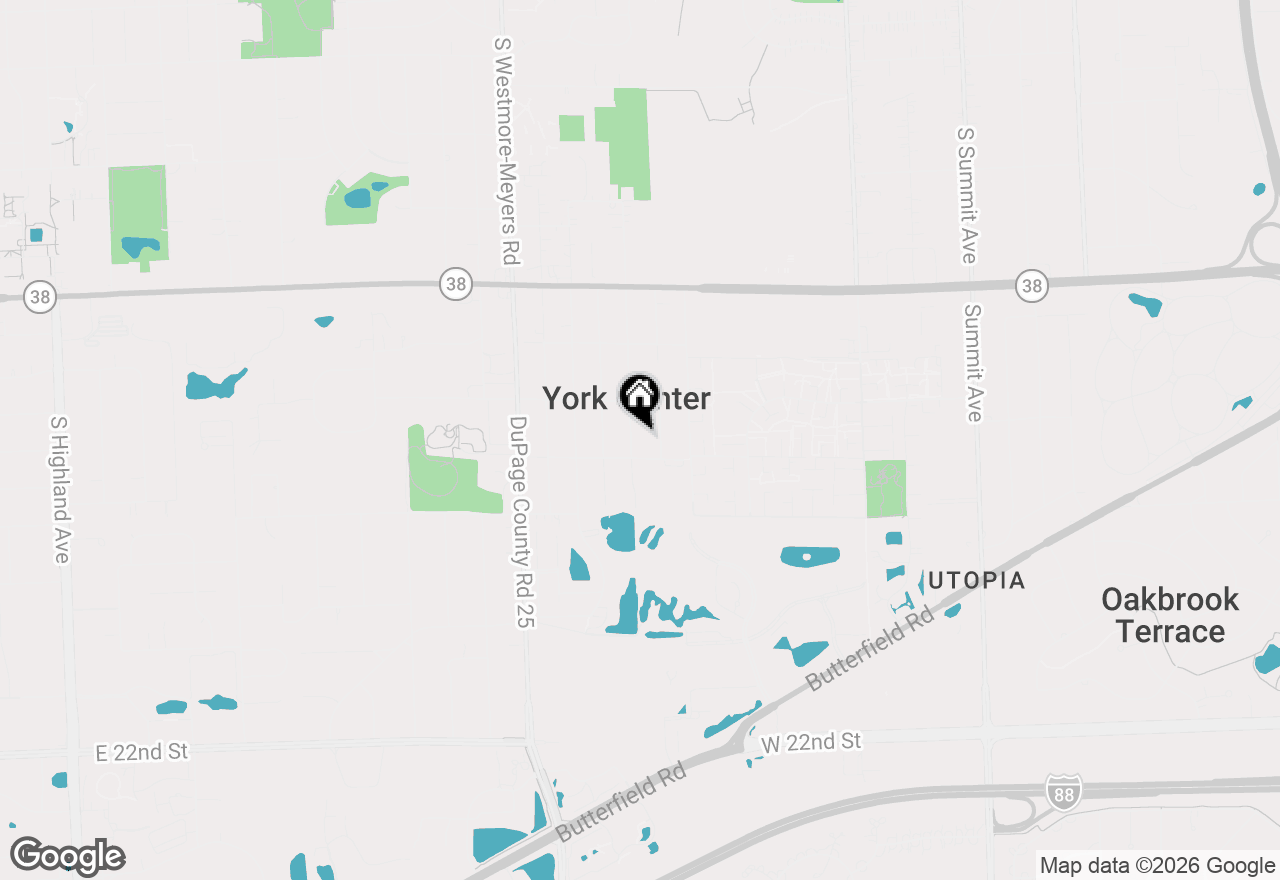 Map of 1415 S Addison Avenue, Lombard, IL 60148