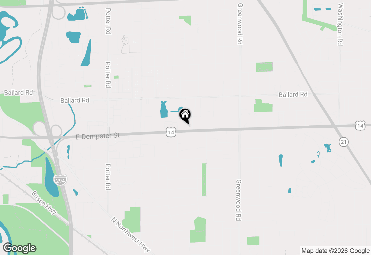 Map of 1710 Dempster Street #B, Park Ridge, IL 60068