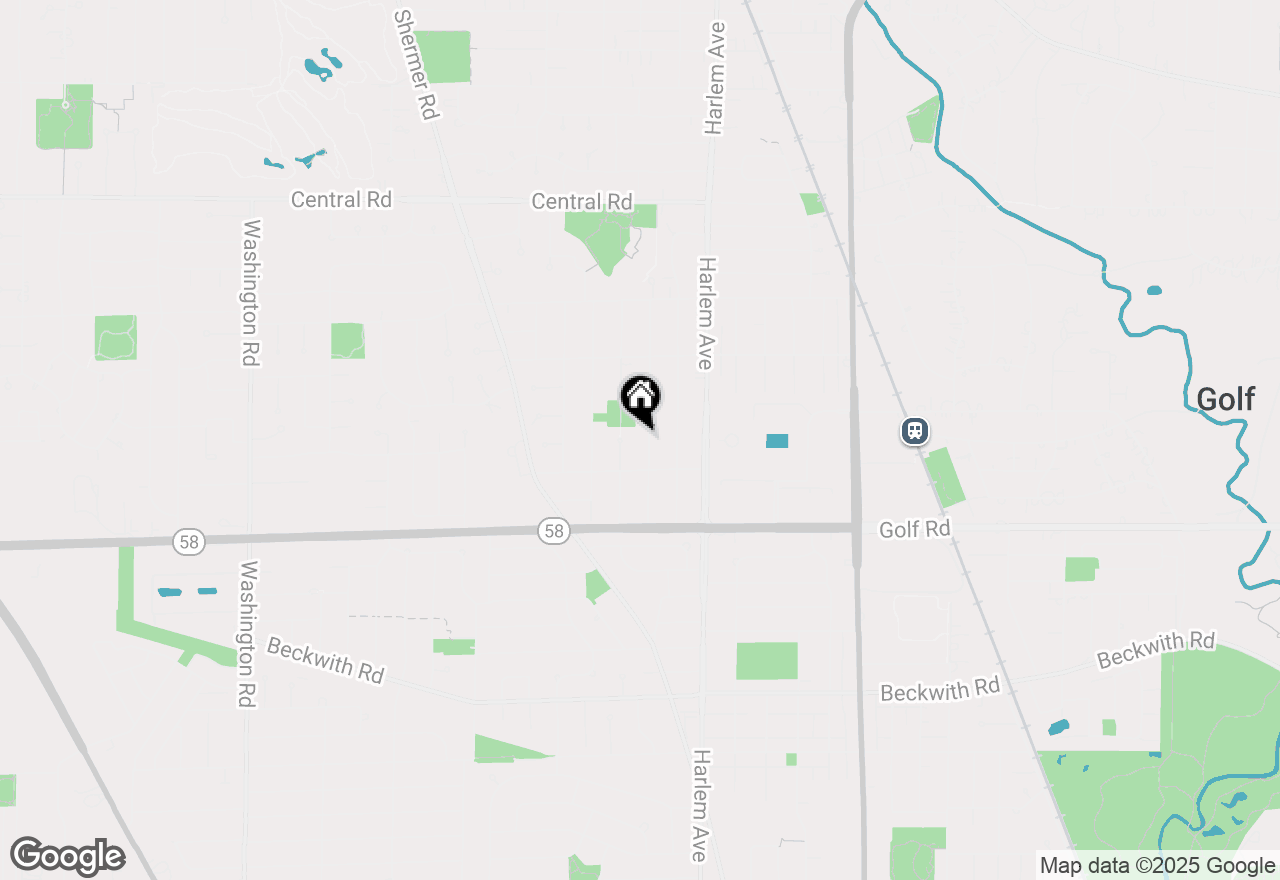 Map of 124 Lincoln Street, Glenview, IL 60025