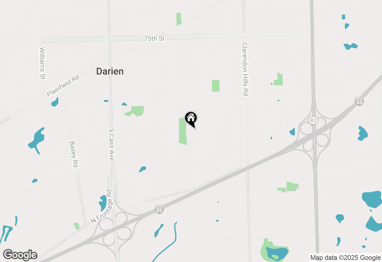 Map of 8020 Arrow Lane, Darien, IL 60561