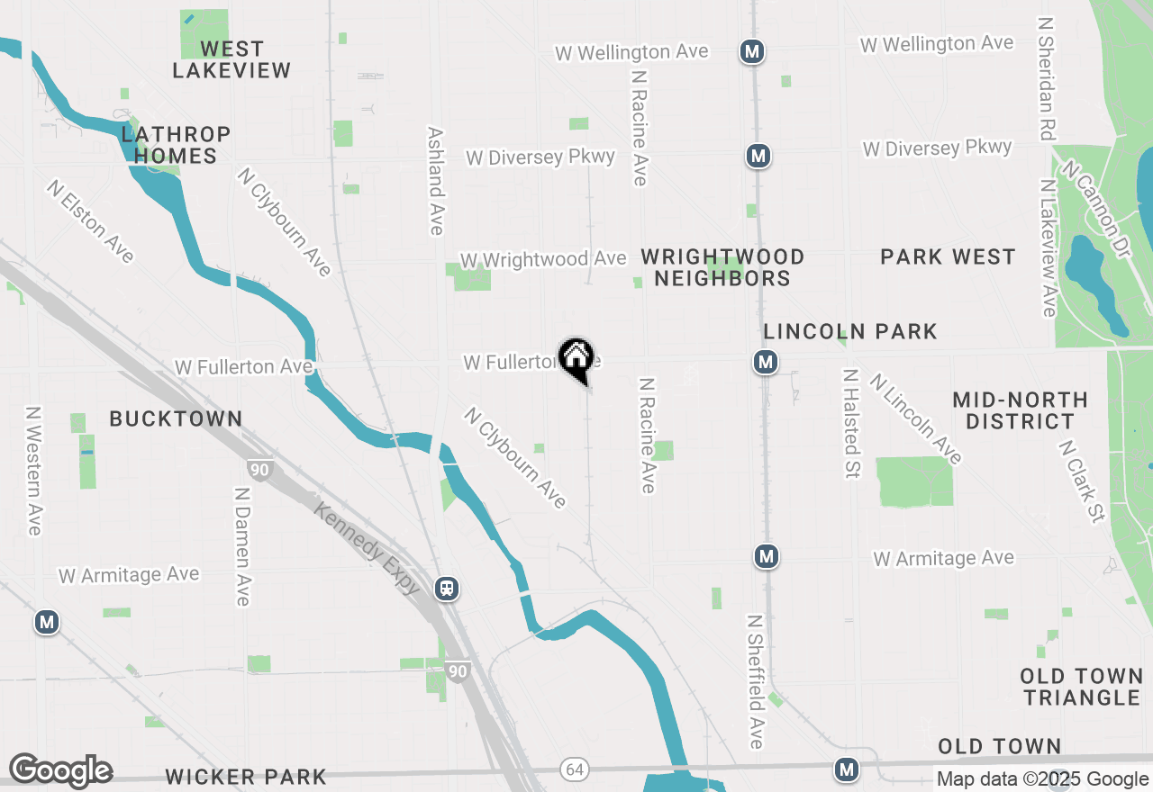 Map of 2301 N Wayne Avenue, Chicago, IL 60614