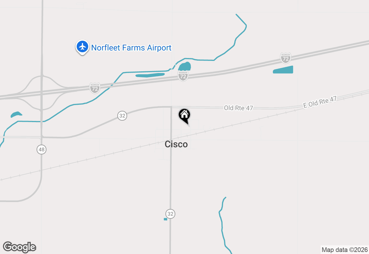 Map of 260 N Sherman Street, Cisco, IL 61830