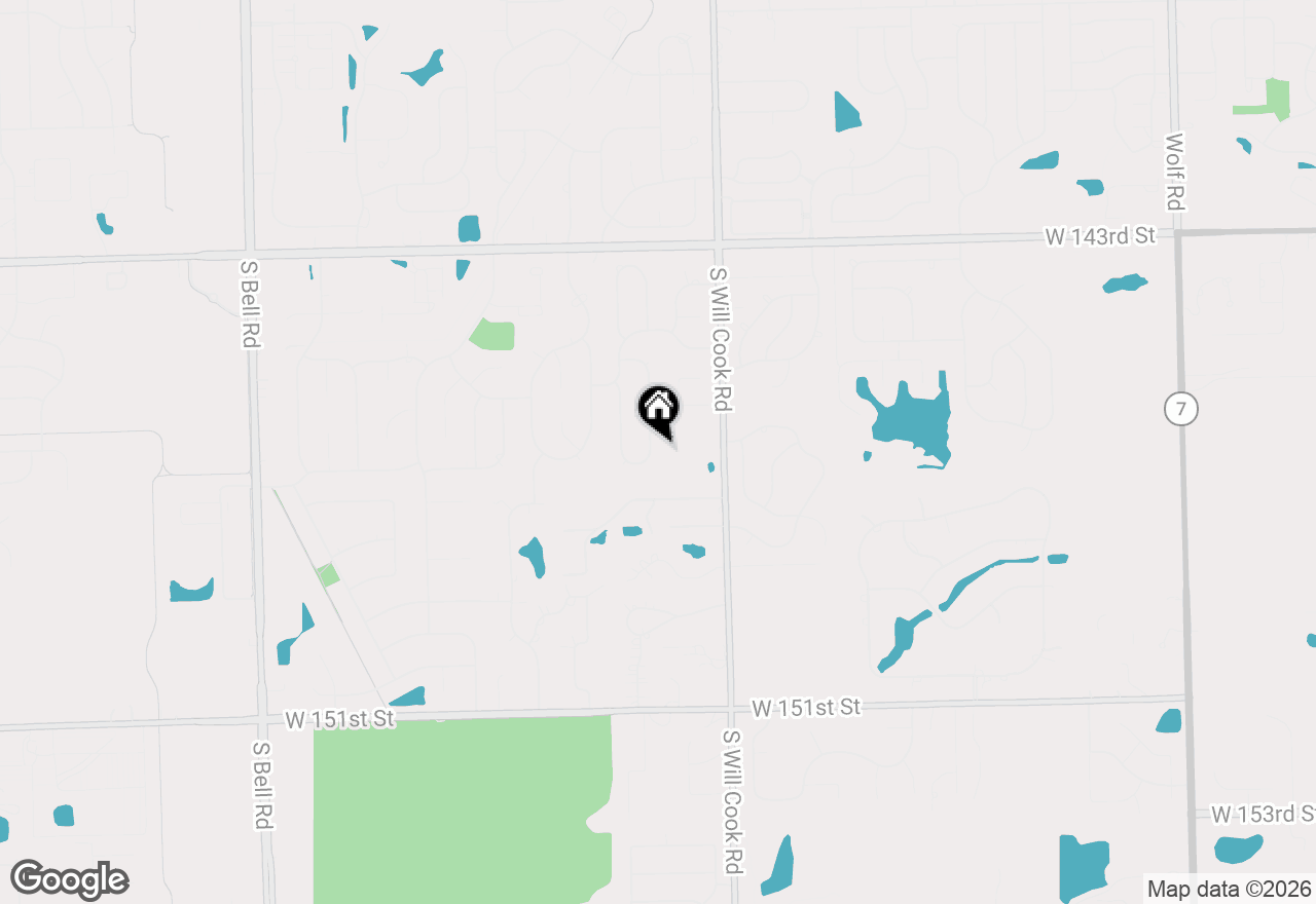 Map of 14637 S East Abbott Road, Homer Glen, IL 60491