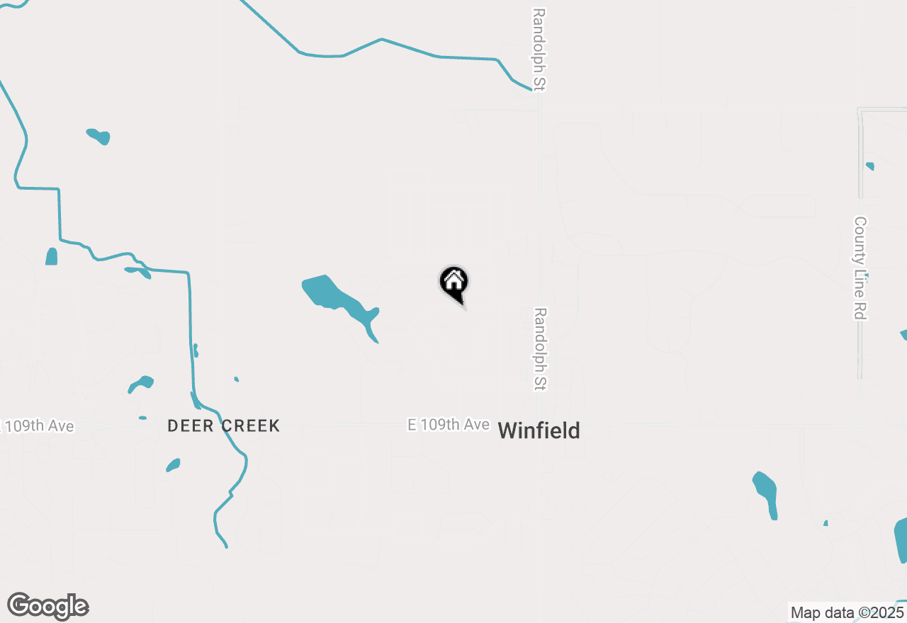 Map of 7573 E 106th Avenue, Crown Point, IN 46307