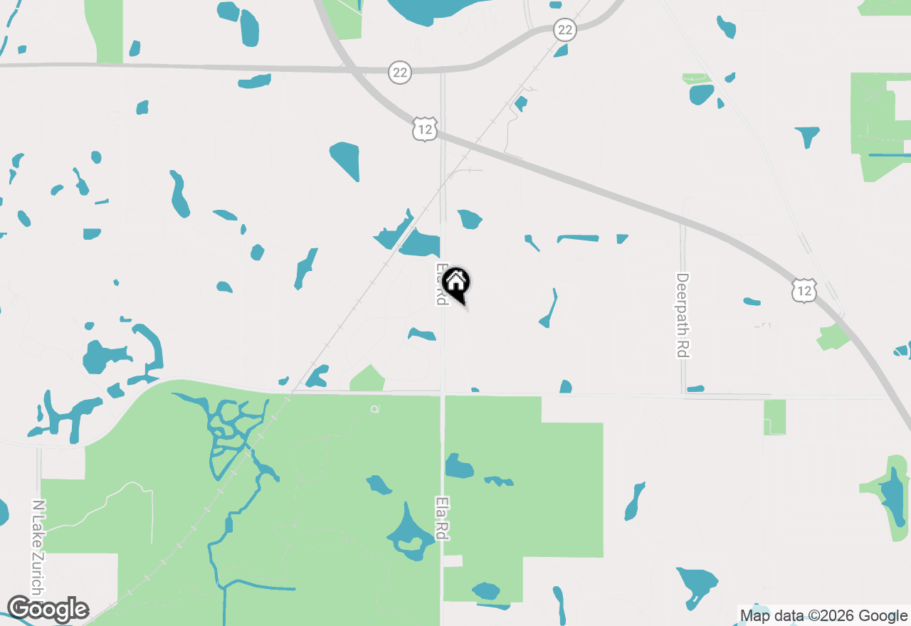 Map of 21752 N Mayfield Lane, Deer Park, IL 60010