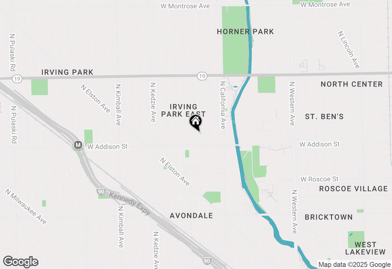 Map of 3638 N Richmond Street, Chicago, IL 60618