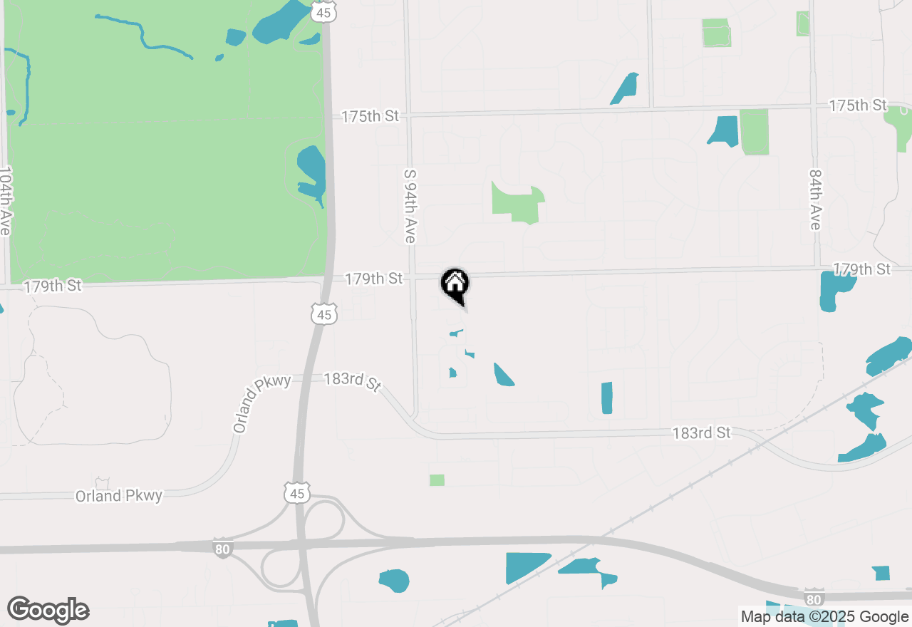 Map of 9301 Finbar Place, Tinley Park, IL 60487