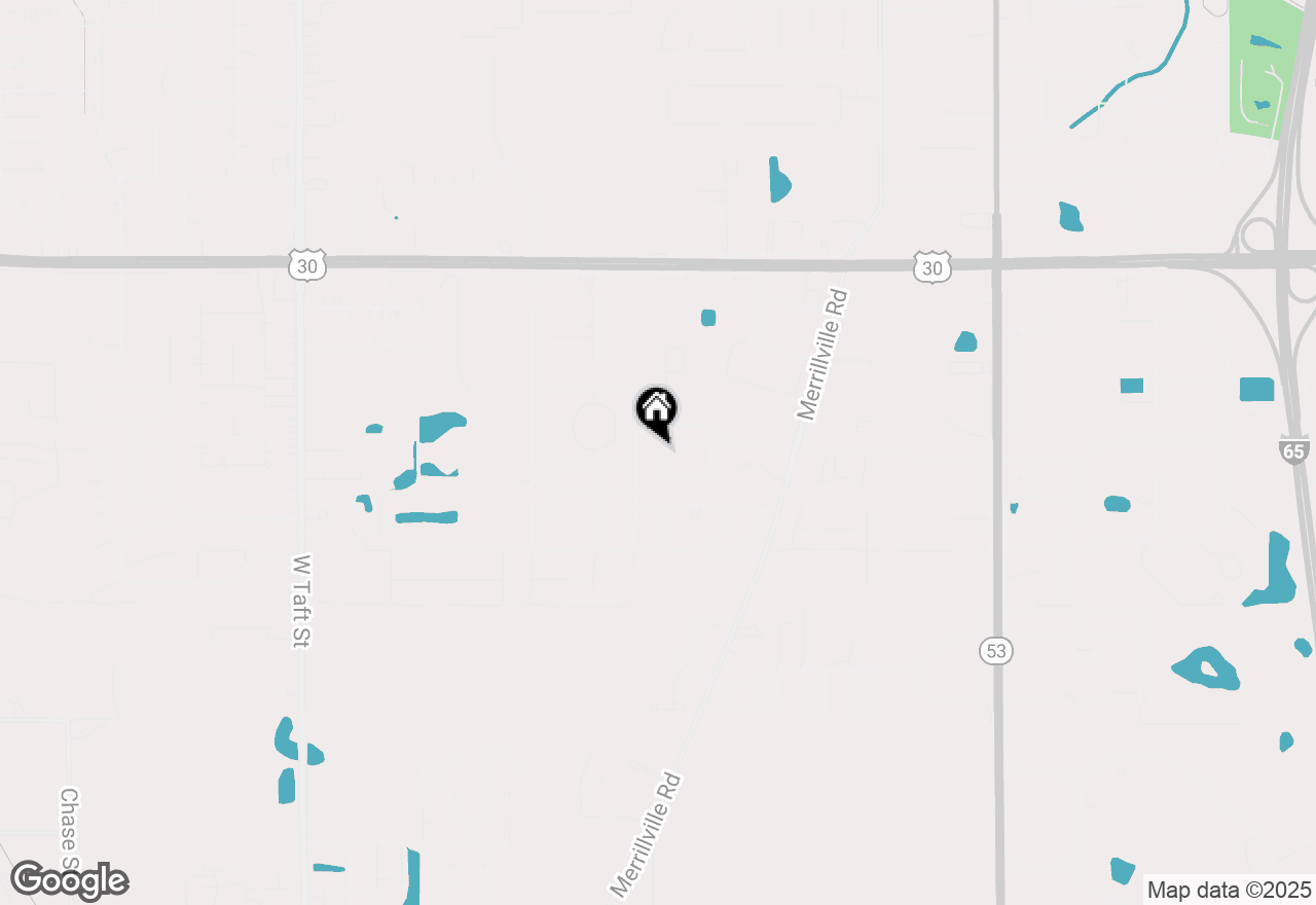 Map of 8428 Pierce Place, Merrillville, IN 46410