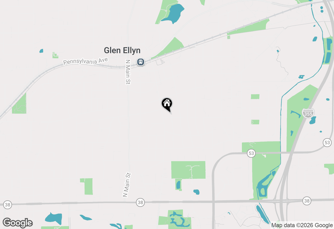 Map of 646 Highview Avenue, Glen Ellyn, IL 60137