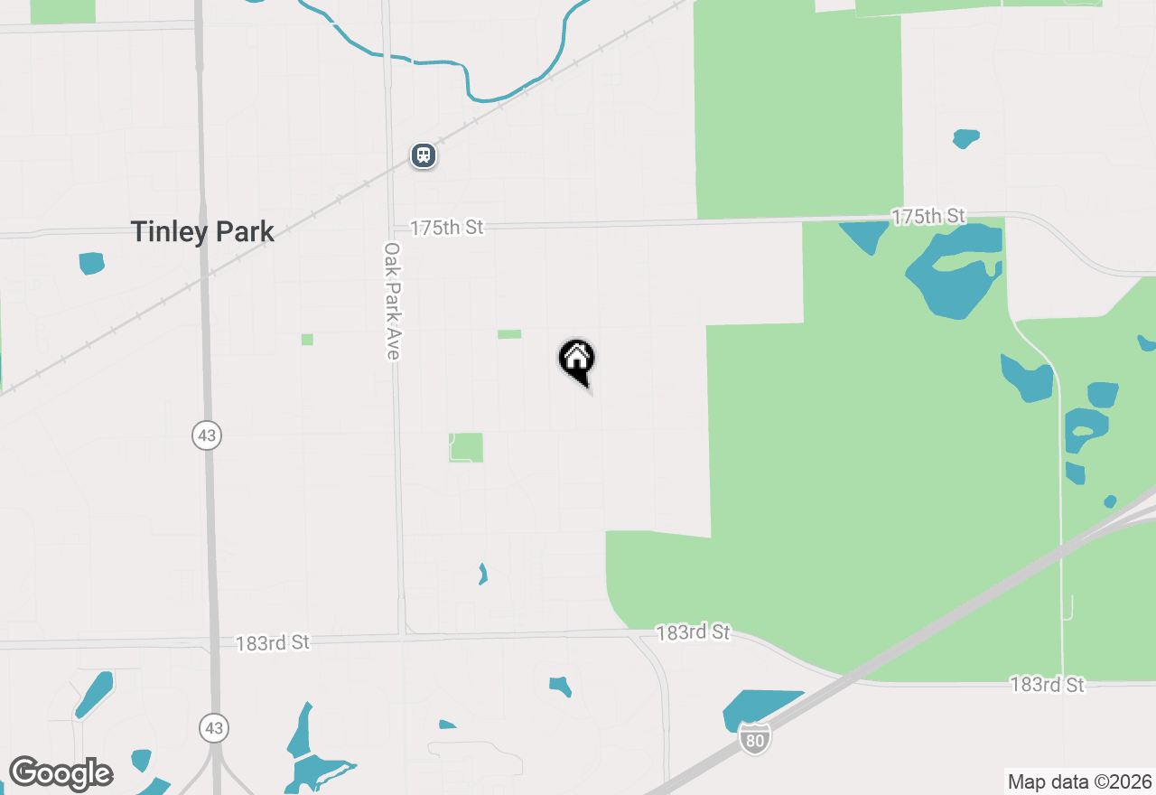 Map of 6242 Kallsen Drive #2, Tinley Park, IL 60477