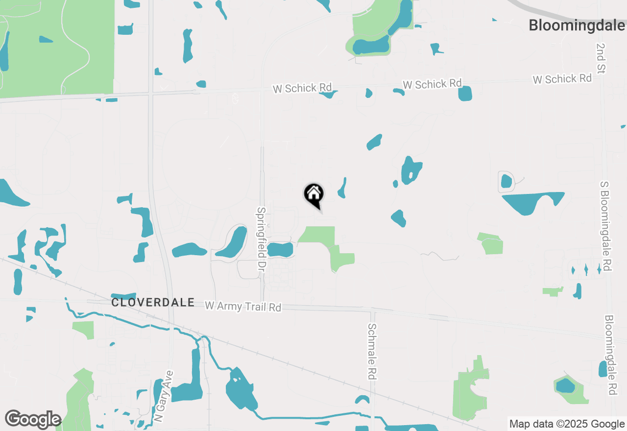 Map of 211 Glengarry Drive #206, Bloomingdale, IL 60108