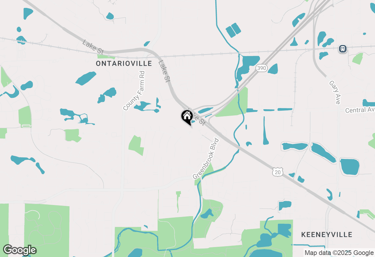 Map of 1520 W Beverly Circle, Hanover Park, IL 60133