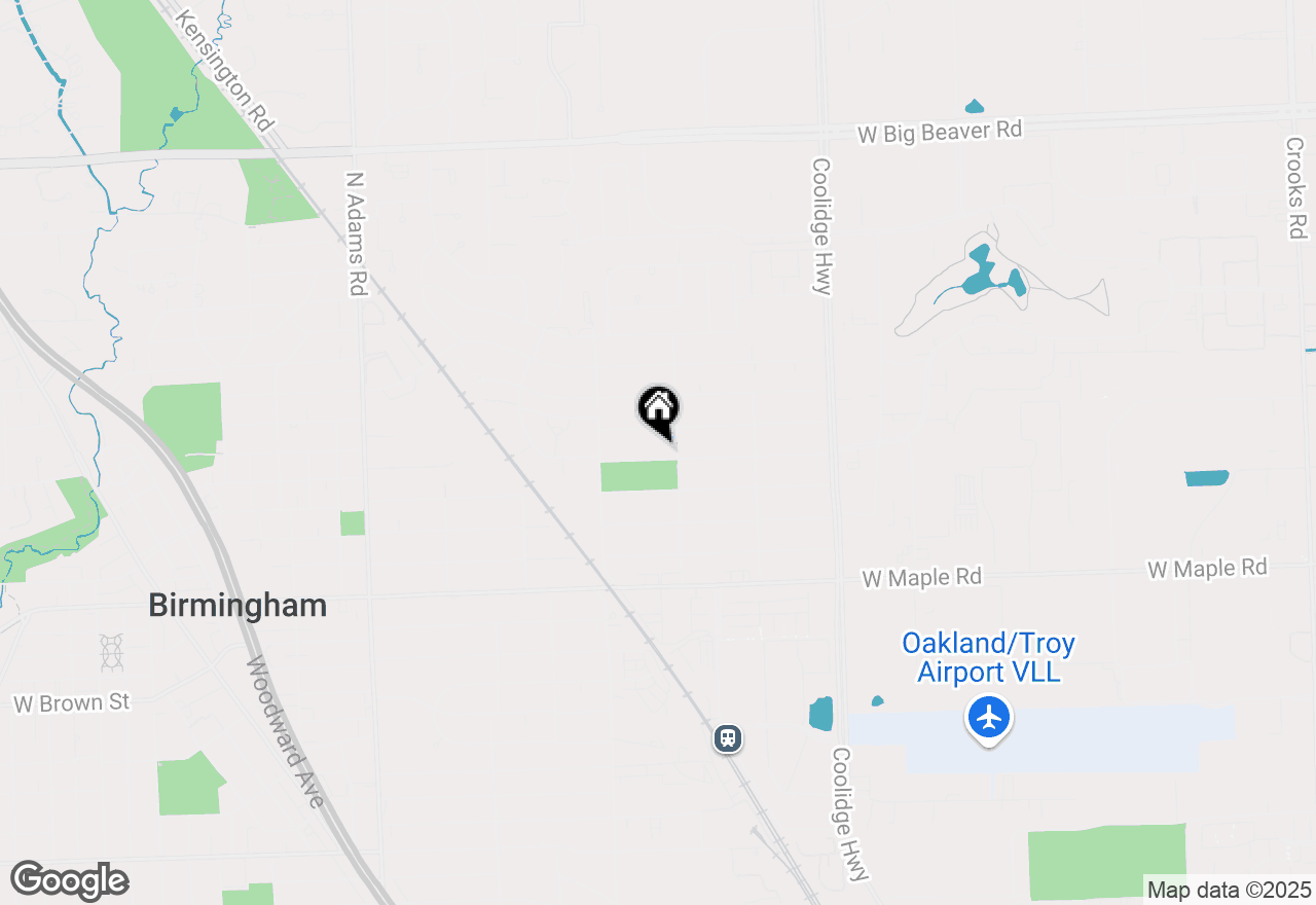 Map of 2209 Windemere Road, Birmingham, MI 48009