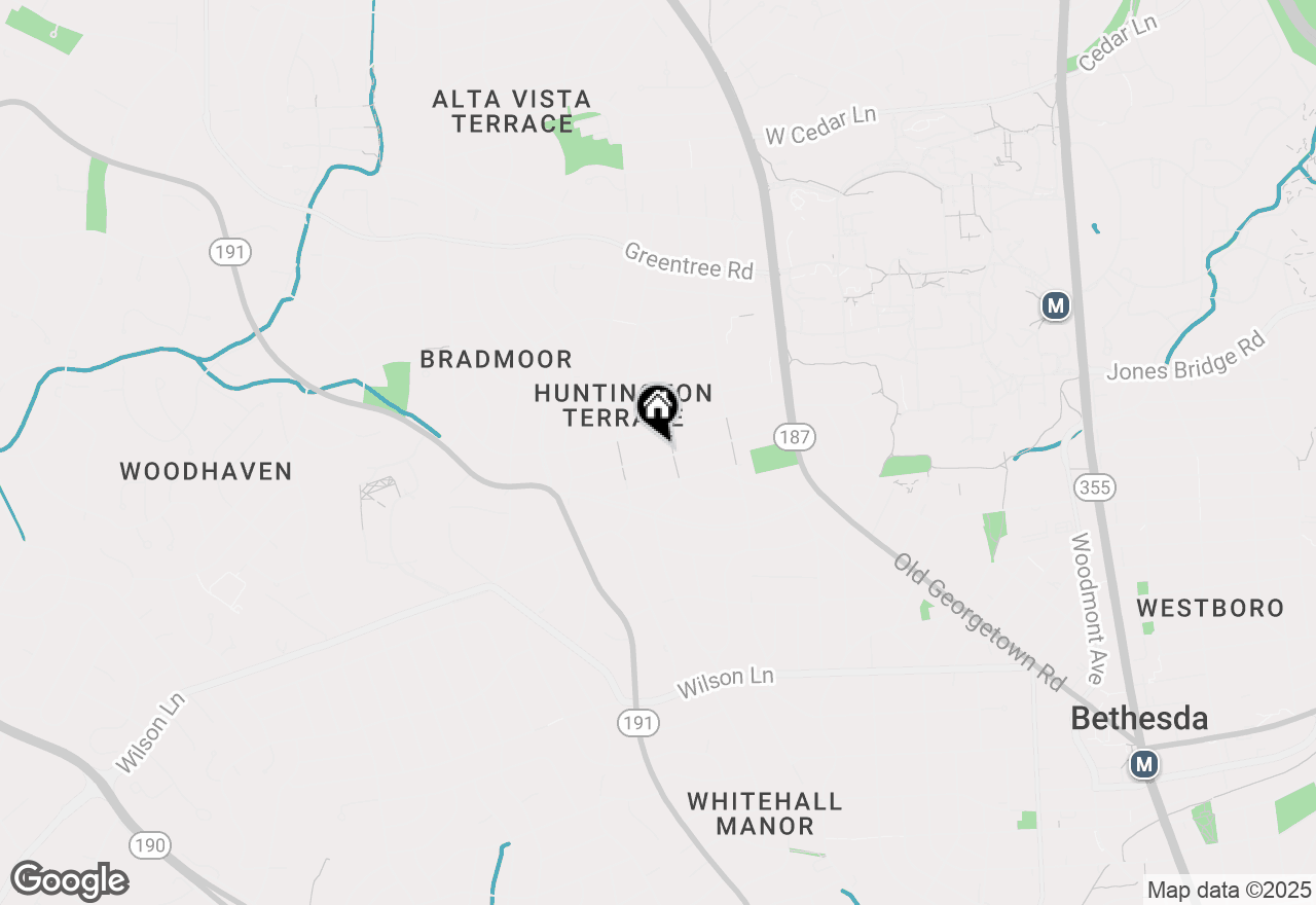 Map of 5605 Glenwood Road, Bethesda, MD 20817