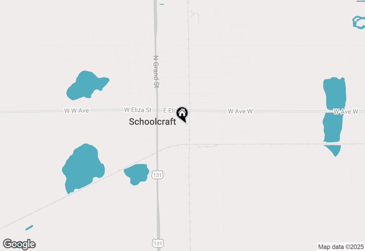 Map of 421 Pine Street, Schoolcraft Vlg, MI 49087