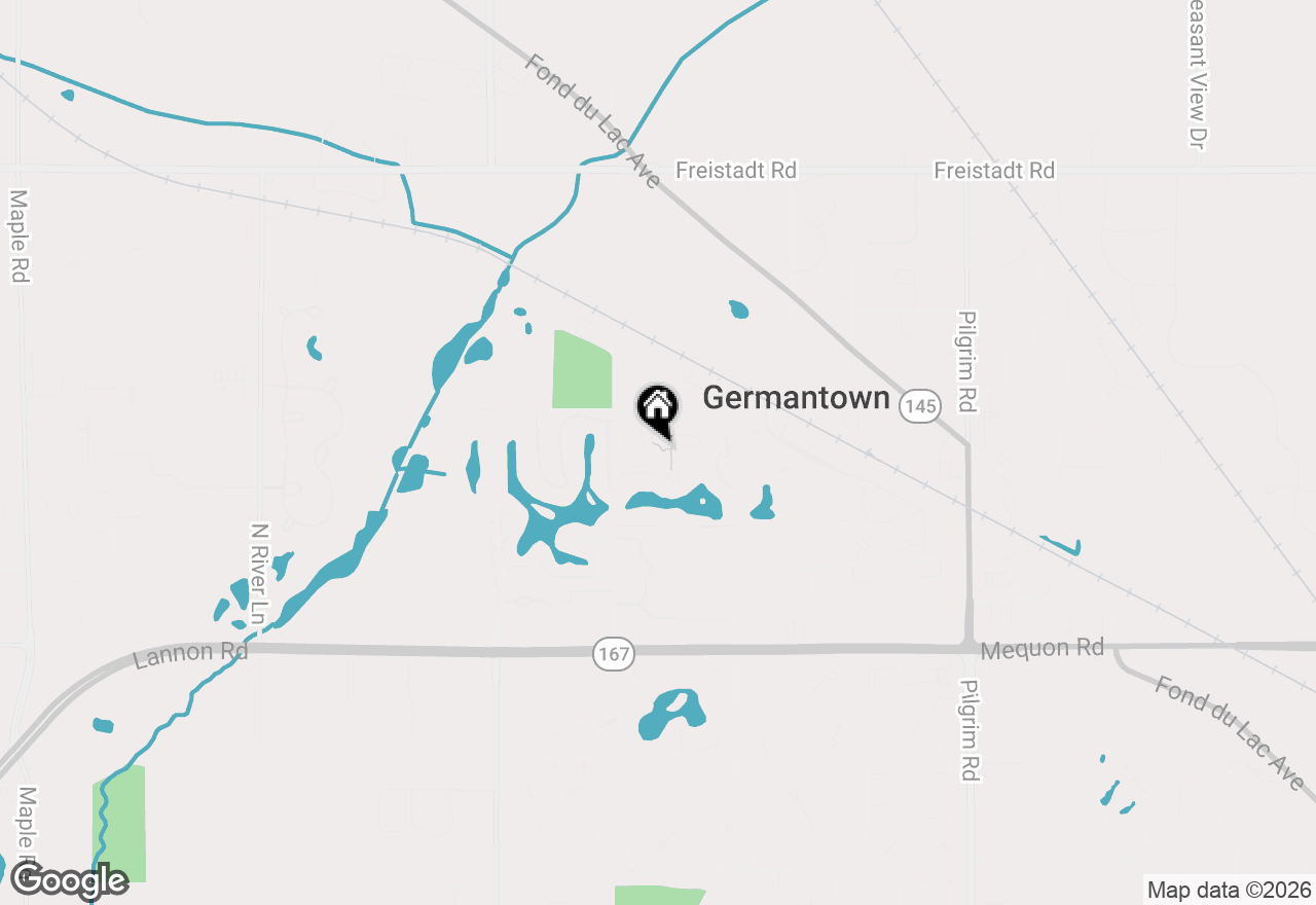 Map of N115W16524 Abbey Ct #5, Germantown, WI 53022