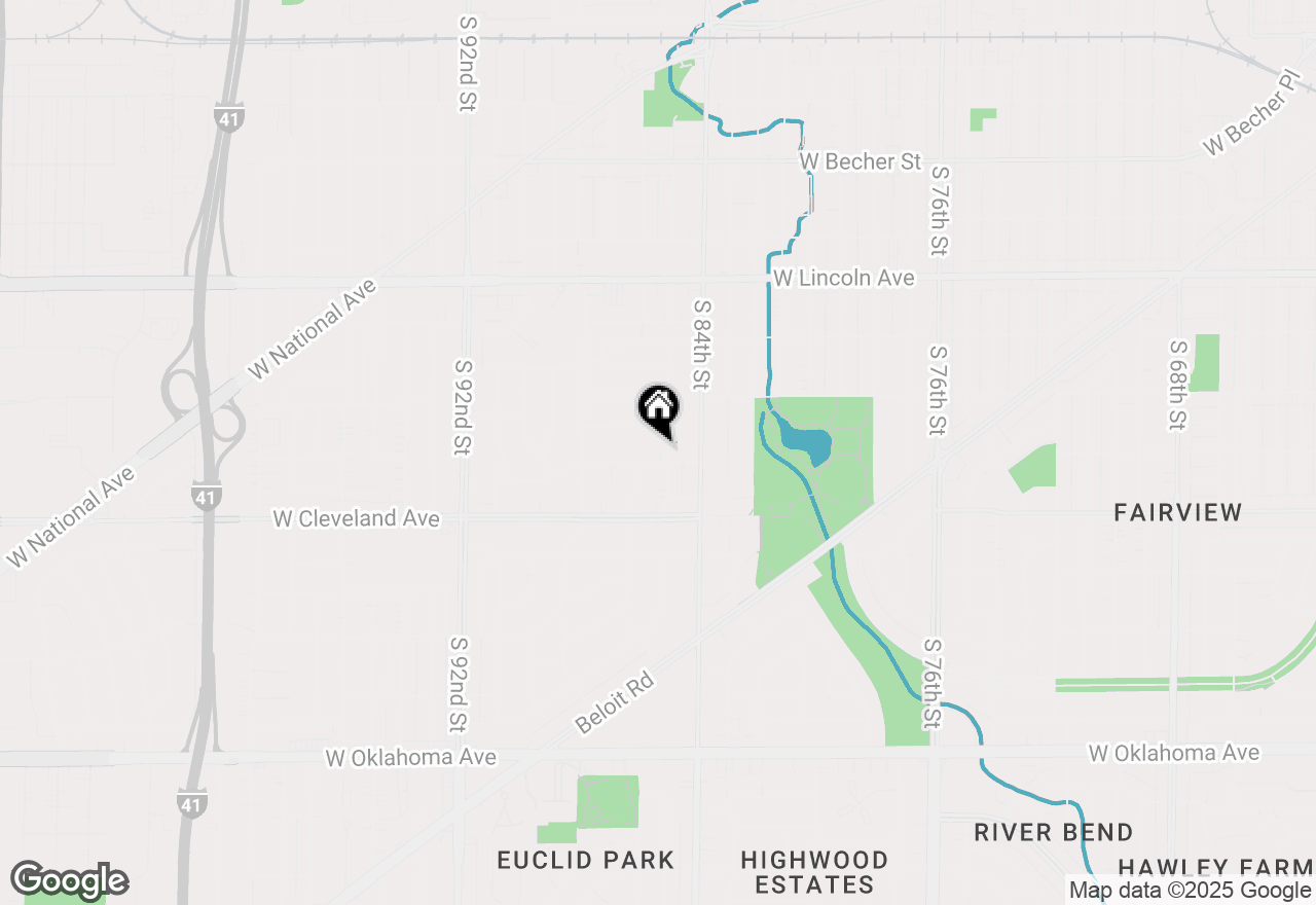 Map of 8510 W Harrison Ave, West Allis, WI 53227