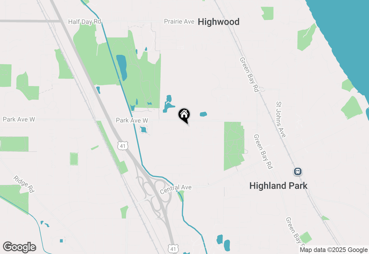 Map of 1031 Cherry Lane, Highland Park, IL 60035