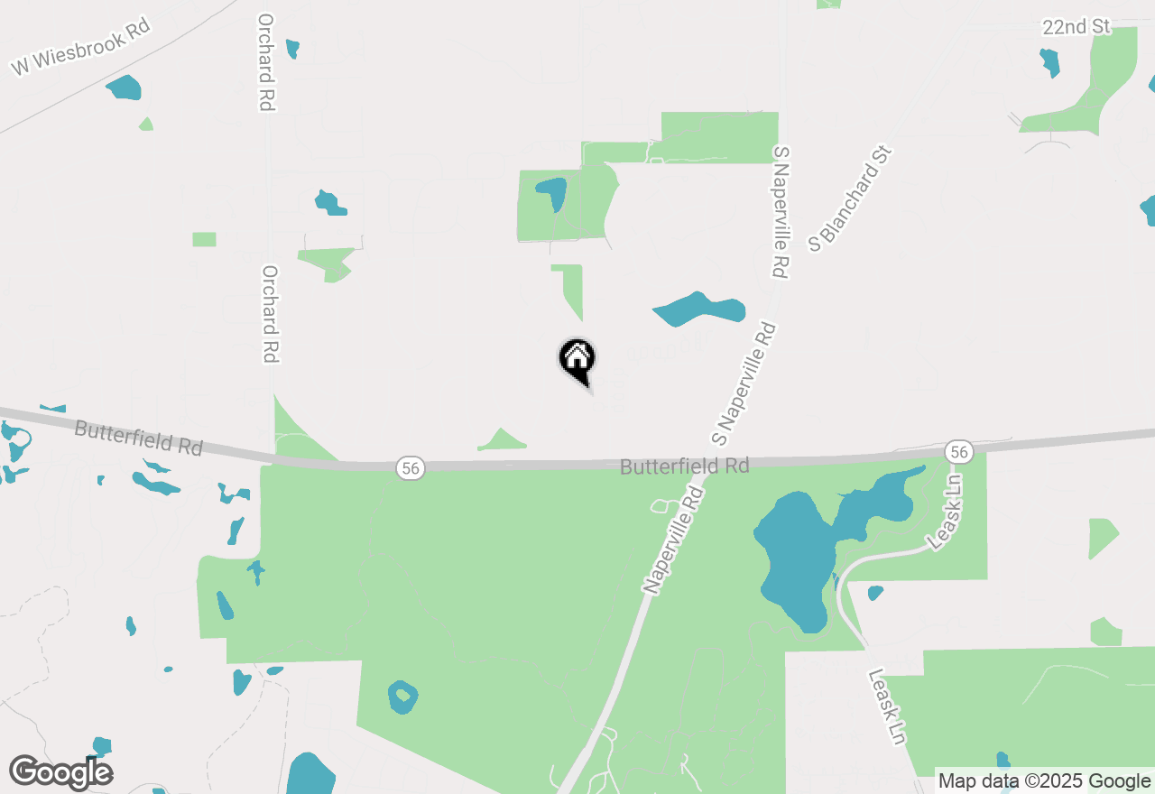 Map of 2041 Chatham Drive, Wheaton, IL 60189