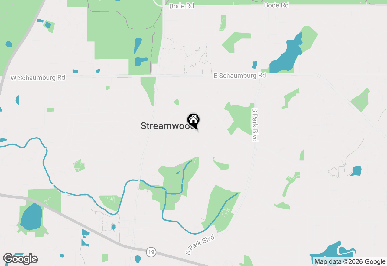 Map of 305 Cedar Court, Streamwood, IL 60107