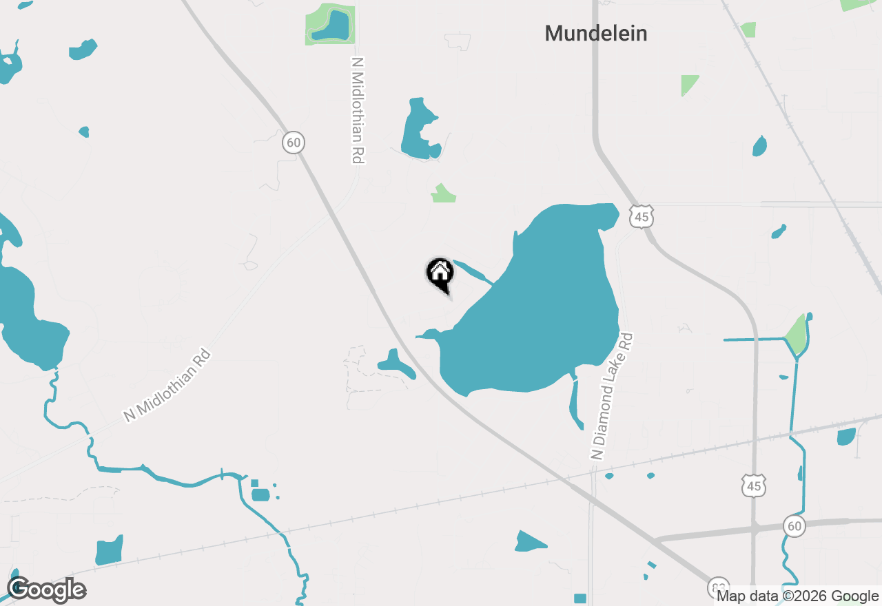 Map of 26736 N Circle Drive, Mundelein, IL 60060