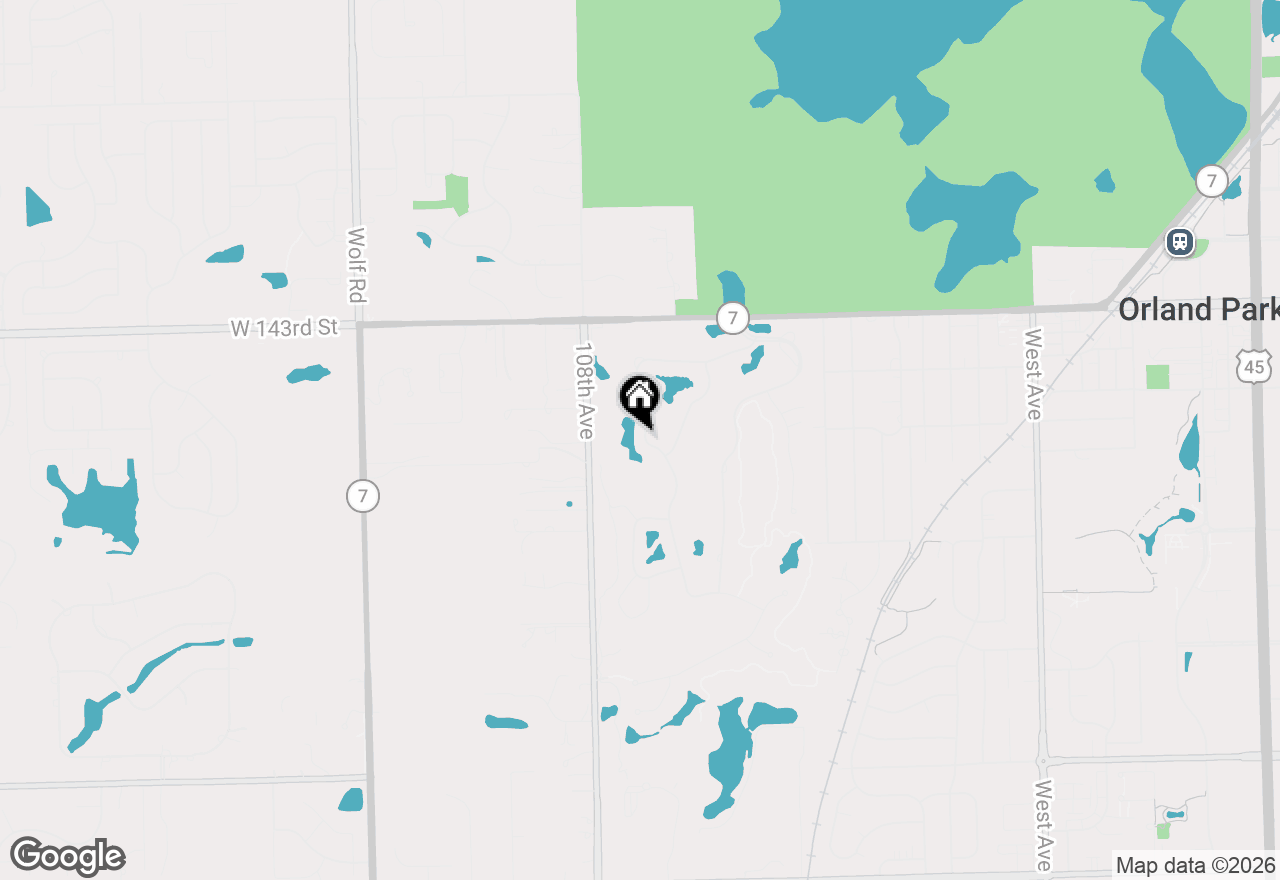 Map of 14500 Golf Road, Orland Park, IL 60462