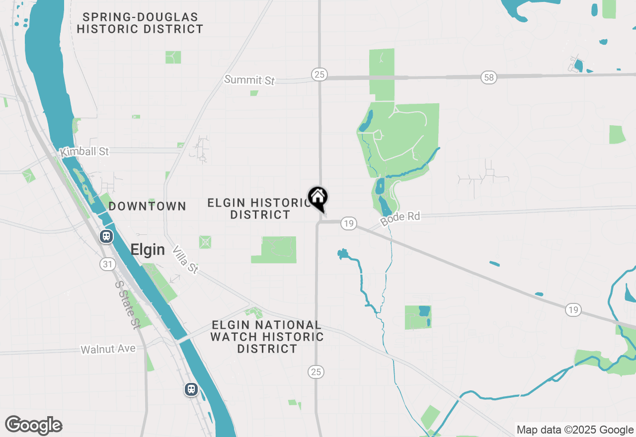 Map of 600 E Chicago Street, Elgin, IL 60120