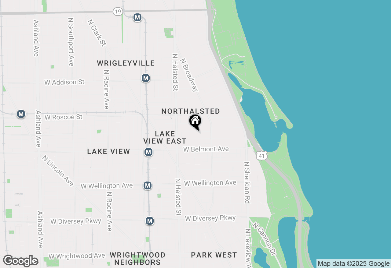 Map of 659 W Aldine Avenue #3B, Chicago, IL 60657