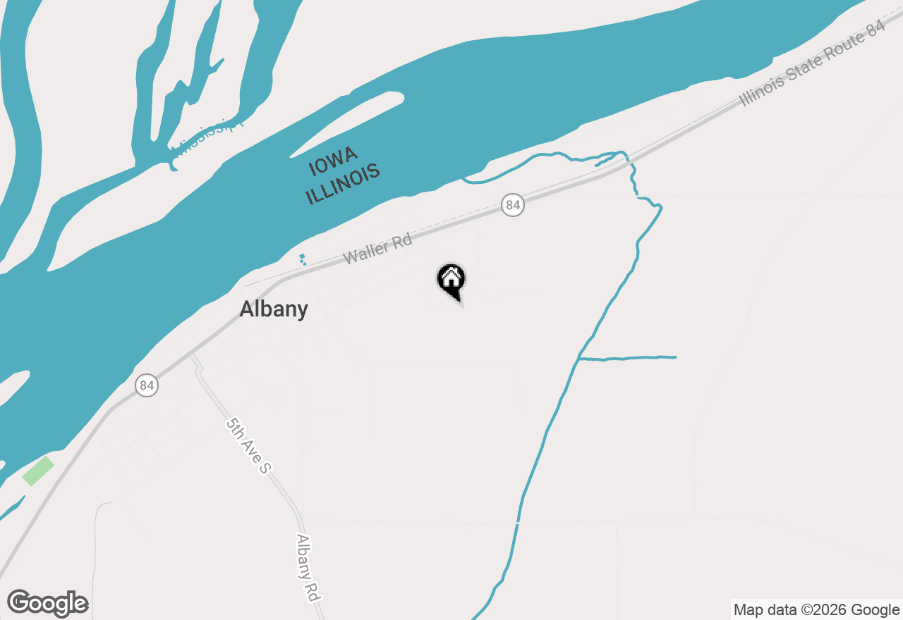 Map of 134 Riverview Drive, Albany, IL 61230