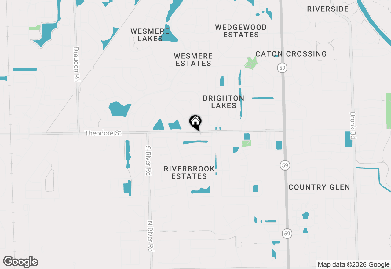 Map of 5305 Meadowbrook Street, Plainfield, IL 60586
