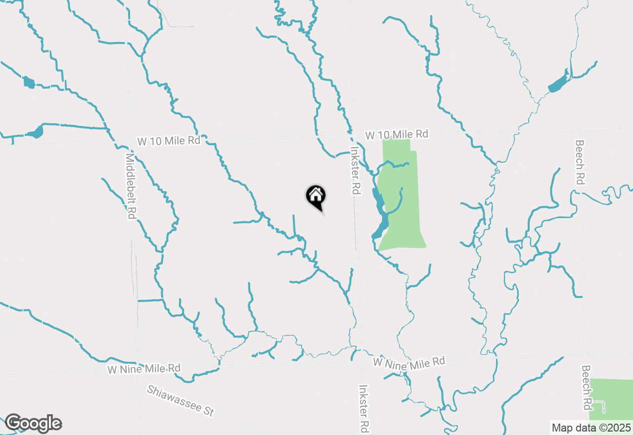 Map of 27585 Bridle Hills Drive, Farmington Hills, MI 48336