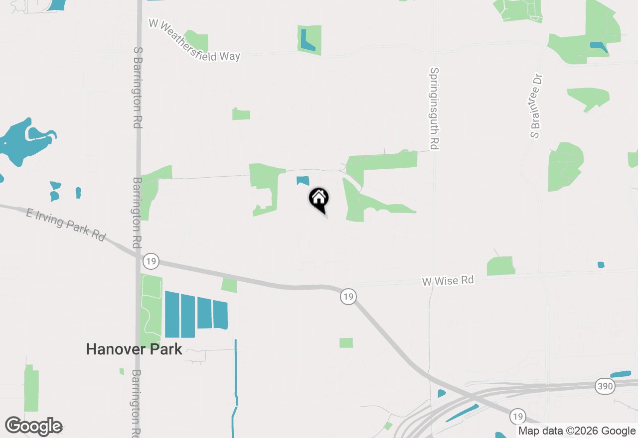 Map of 750 Crescent Way, Hanover Park, IL 60133