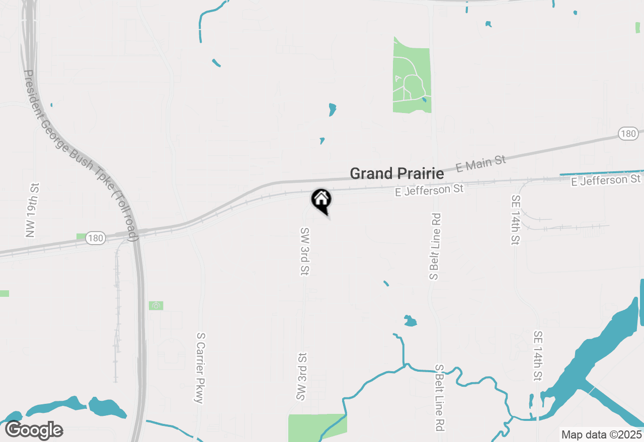 Map of 122 W Grand Prairie Road, Grand Prairie, TX 75051