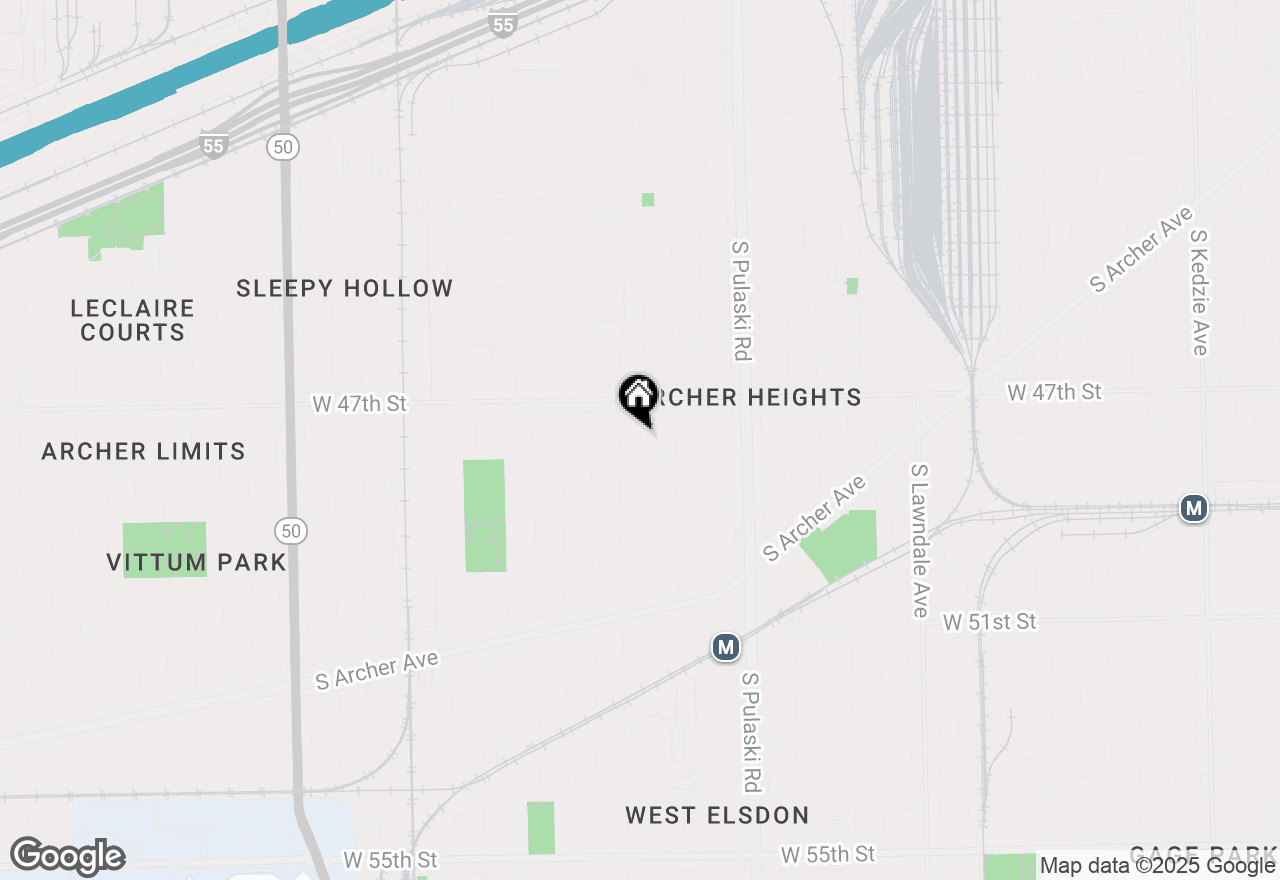 Map of 4743 S Keeler Avenue, Chicago, IL 60632