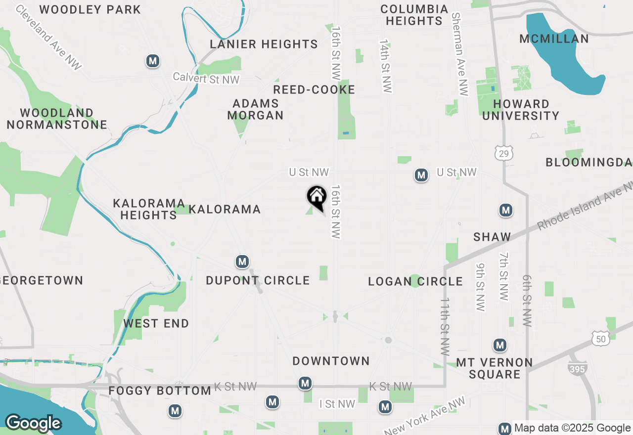 Map of 1634 S Street Nw #5, Washington, DC 20009
