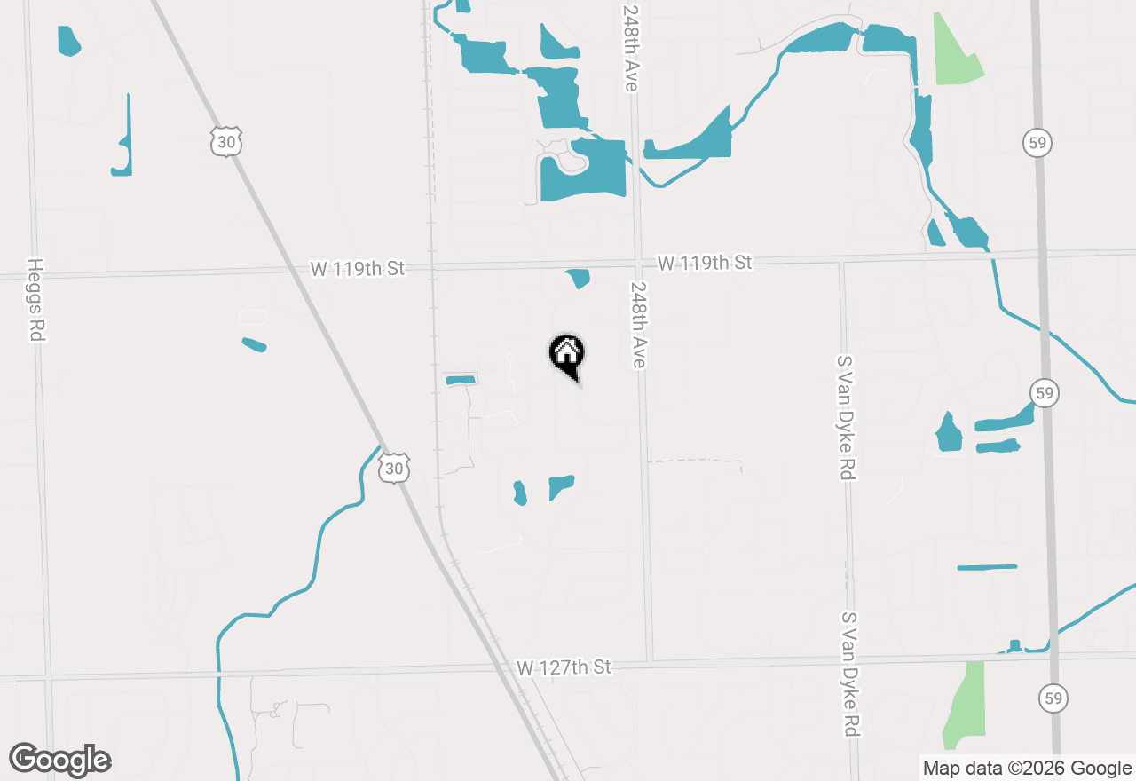 Map of 24963 Heritage Oaks Drive, Plainfield, IL 60585